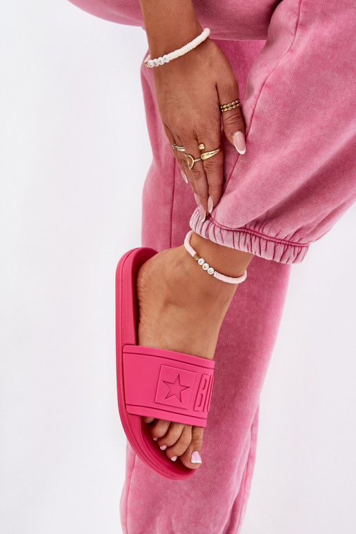 sieviešu čības Big Star NN274A668 rozā krāsas