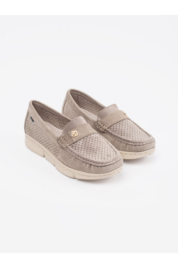 smilšu krāsas  mokasīni ze m elementem 2