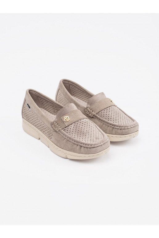 smilšu krāsas  mokasīni ze m elementem smilšu krāsas  mokasīni ze m elementem