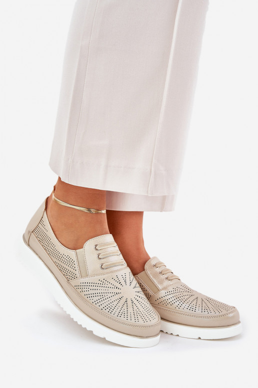 apavi    Zelta krāsas Azethia