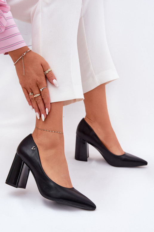 Eleganta stila Kurpes ar papēdi Vinceza 62220 Melns Eleganta stila Kurpes ar papēdi Vinceza 62220 Melns
