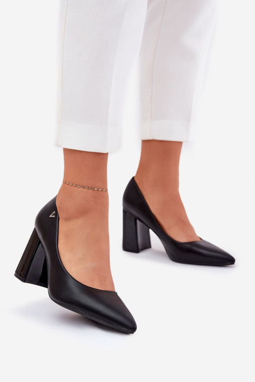 Eleganta stila Kurpes ar papēdi Vinceza 62220 Melns Eleganta stila Kurpes ar papēdi Vinceza 62220 Melns