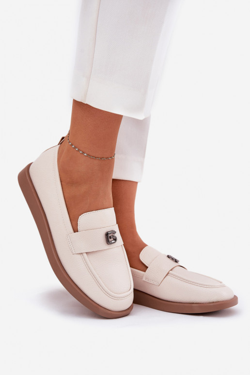 sieviešu mokasīni Eleganta stila  m Detalem Vinceza 62208 smilšu krāsas sieviešu mokasīni Eleganta stila  m Detalem Vinceza 62208 smilšu krāsas