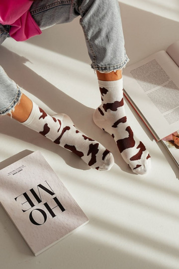 Zeķes Łaty brūnas krāsas