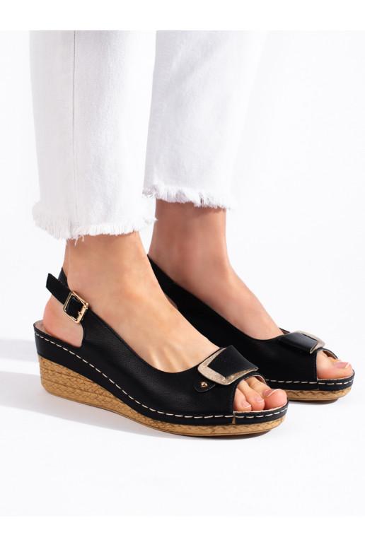 Melns kurpes  espadrilas