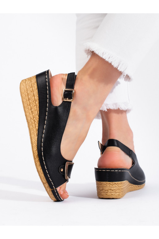 Melns kurpes  espadrilas