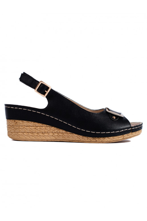 Melns kurpes  espadrilas