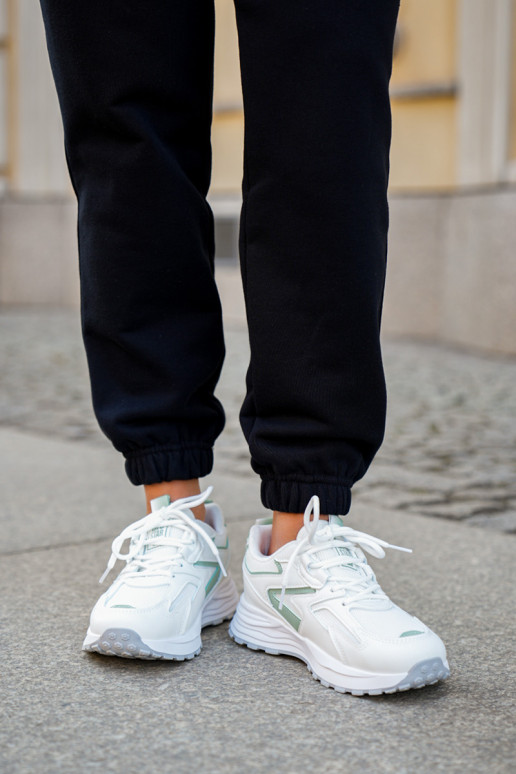 Sporta apavi sievietēm Big Star NN274A095 HI-POLY SYSTEM baltas-zaļas krāsas