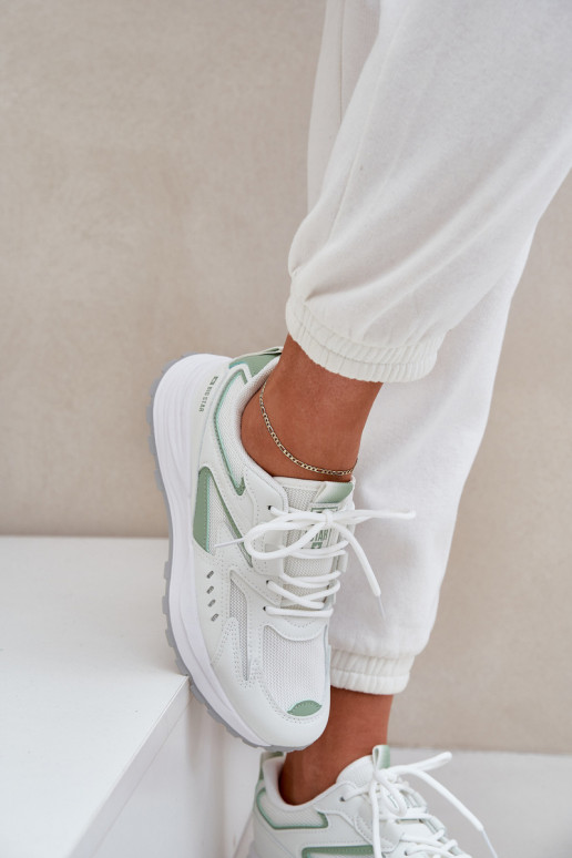 Sporta apavi sievietēm Big Star NN274A095 HI-POLY SYSTEM baltas-zaļas krāsas