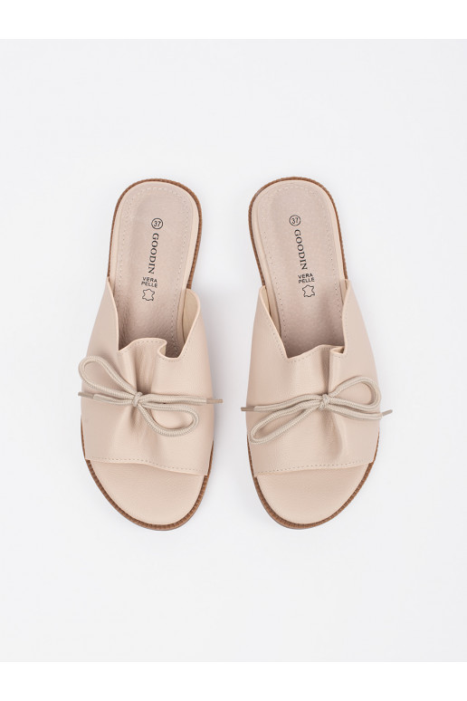 smilšu krāsas čības  płaksie 