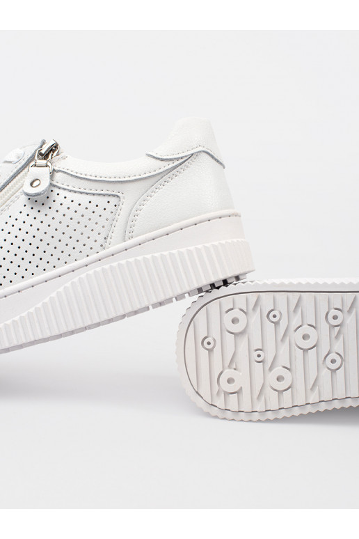 baltas krāsas Sporta apavi ar platformu 