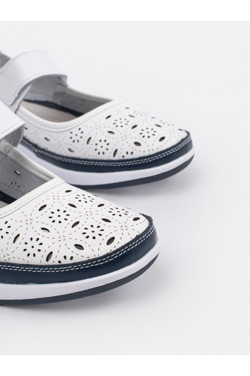 kurpes   balta krāsa-Zilas krāsas  kurpes   balta krāsa-Zilas krāsas