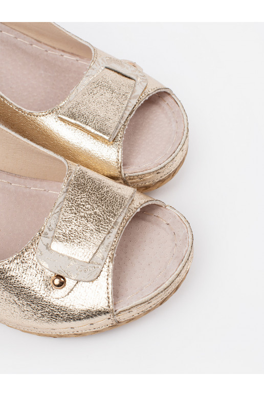 Zelta krāsas kurpes 