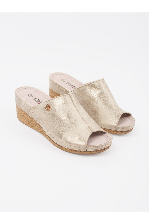 Zelta krāsas čības    Zelta krāsas čības