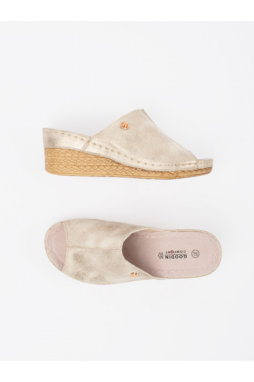 Zelta krāsas čības    Zelta krāsas čības