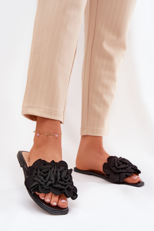 sieviešu čības ar platiem papēžiem  ami Melns Misorsse