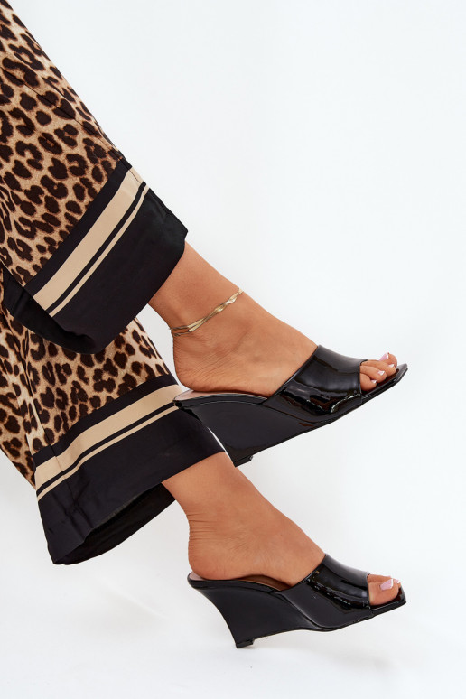 Laque sieviešu čības  Melns Nelithin