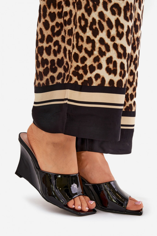 Laque sieviešu čības  Melns Nelithin