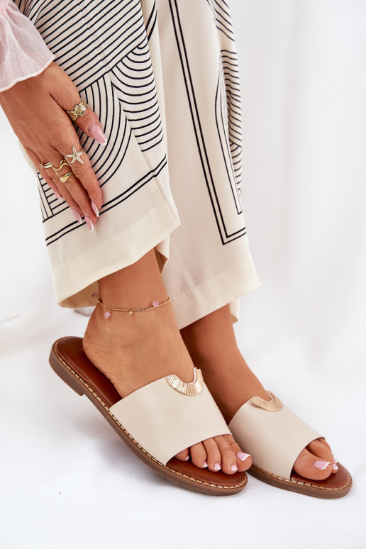 sieviešu čības Eko    Detalami smilšu krāsas Mevith