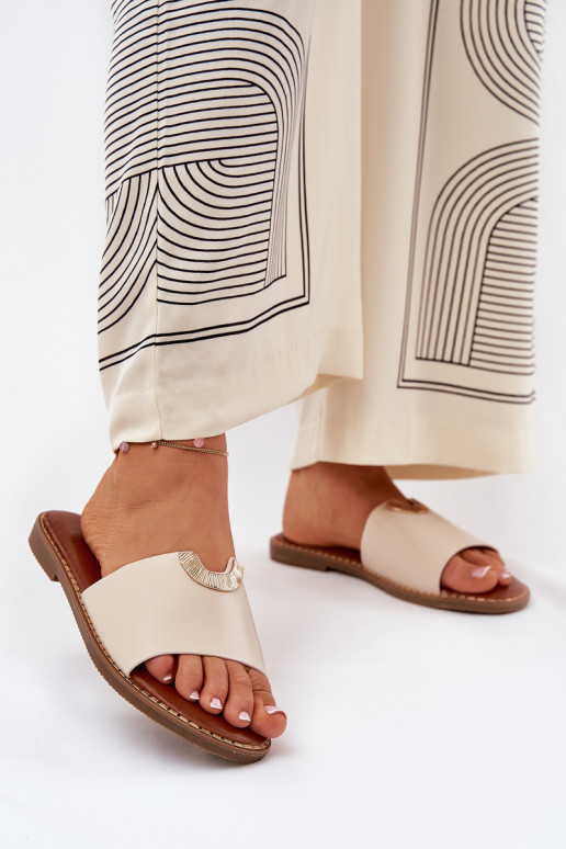 sieviešu čības Eko    Detalami smilšu krāsas Mevith