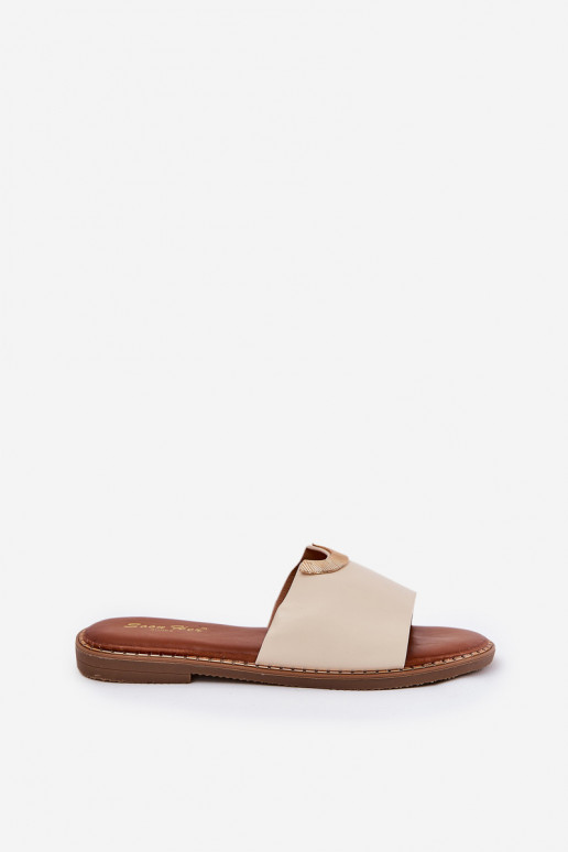 sieviešu čības Eko    Detalami smilšu krāsas Mevith