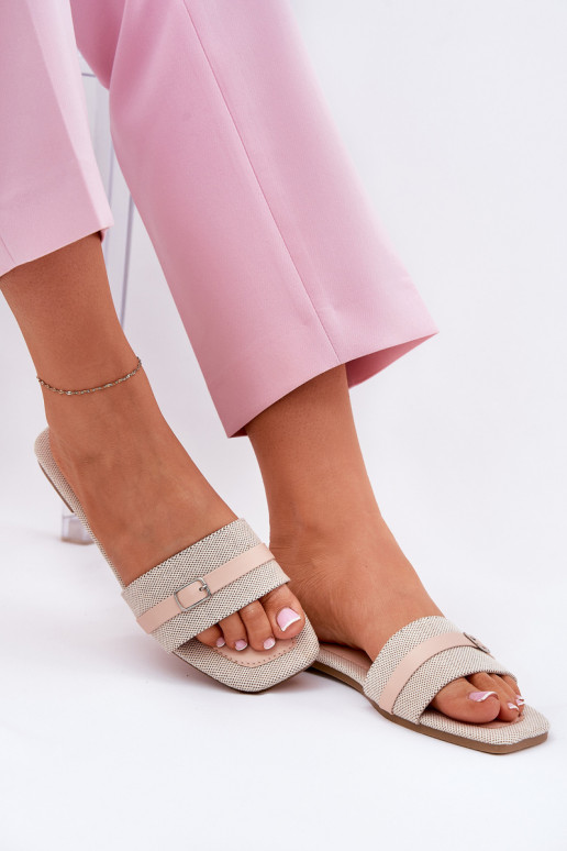 zempapēžu sieviešu čības ar siksniņām I ar sprādzītēm smilšu krāsas Zilina