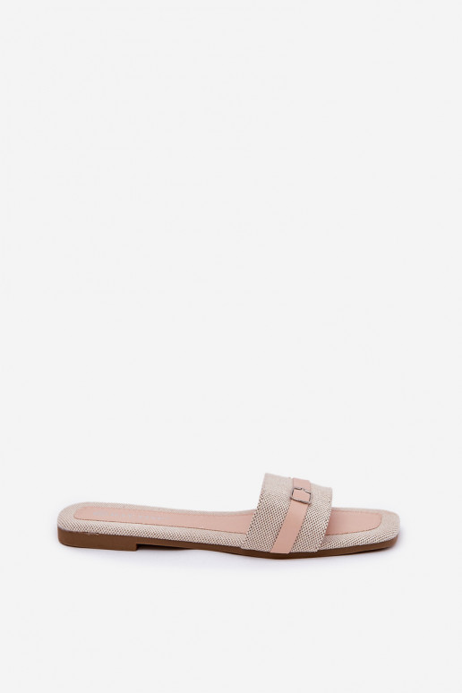 zempapēžu sieviešu čības ar siksniņām I ar sprādzītēm smilšu krāsas Zilina