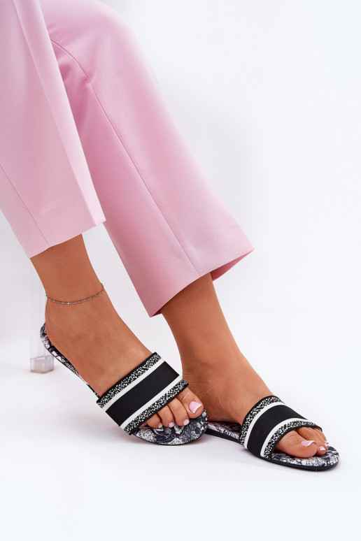  zempapēžu sieviešu čības Melns Leysi