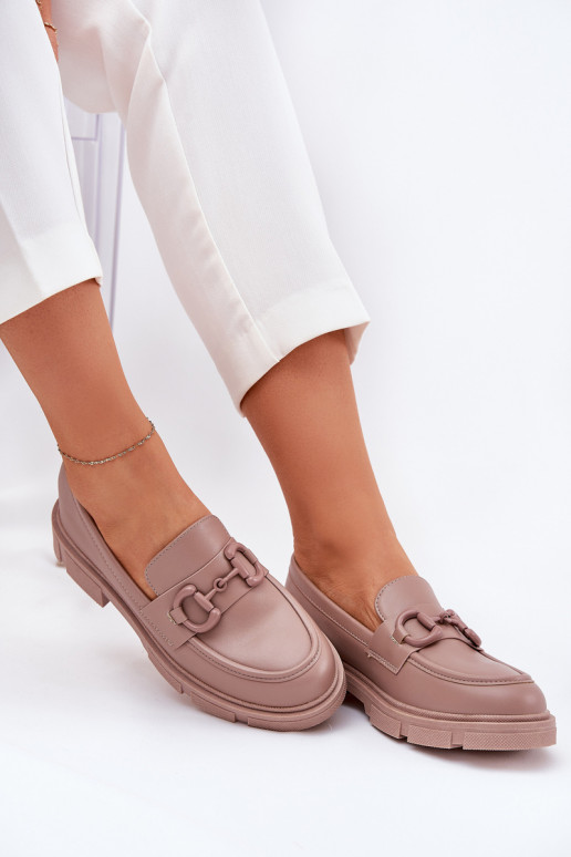 sieviešu mokasīni Eko    Detalem Haki krāsas Seftass