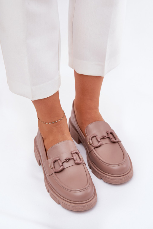 sieviešu mokasīni Eko    Detalem Haki krāsas Seftass