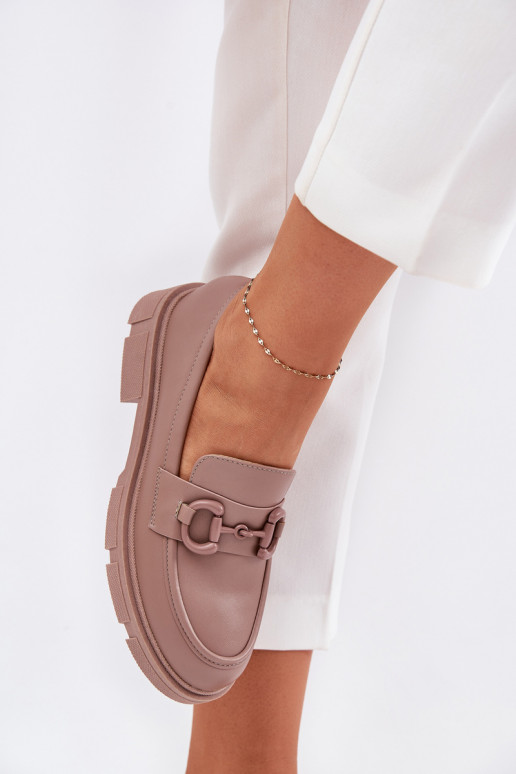 sieviešu mokasīni Eko    Detalem Haki krāsas Seftass