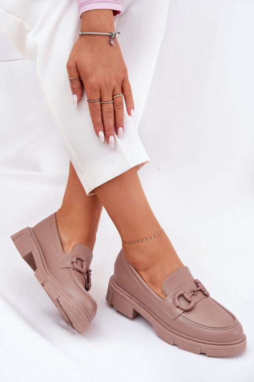 sieviešu mokasīni Eko    Detalem Haki krāsas Seftass