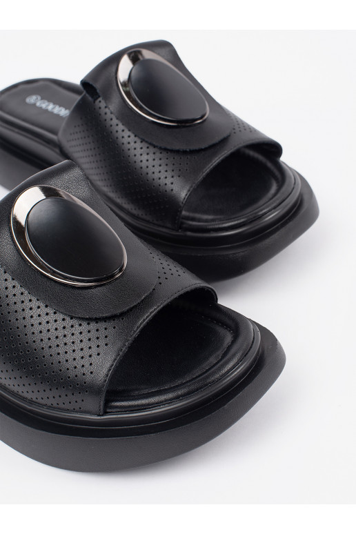 Melns  čības  ar platformu Melns  čības  ar platformu