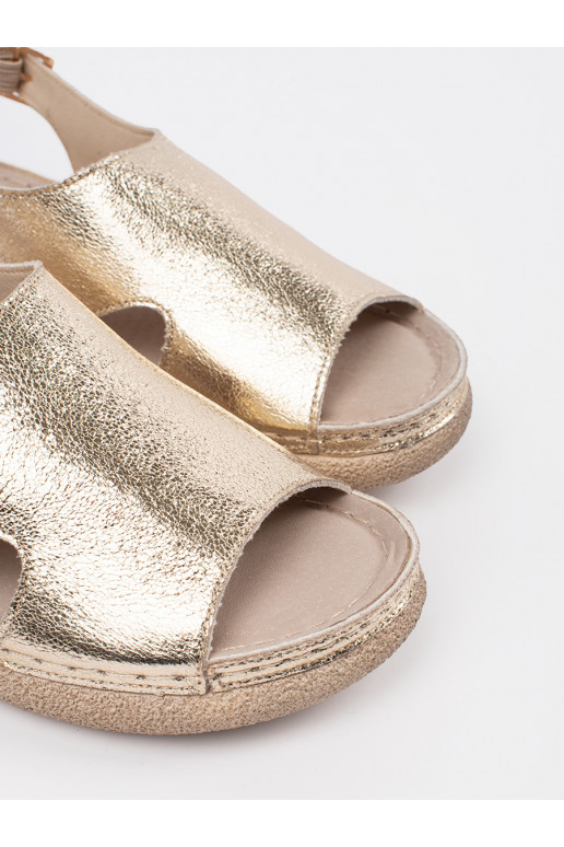 Zelta krāsas  kurpes 