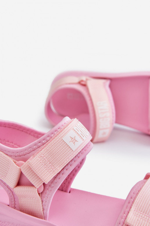  Sportiska stila sandales Big Star LL274729 Rozā krāsas