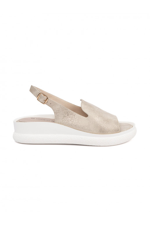 Zelta krāsas  kurpes 