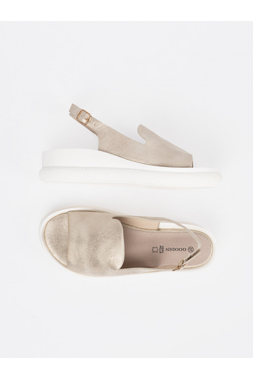 Zelta krāsas  kurpes 