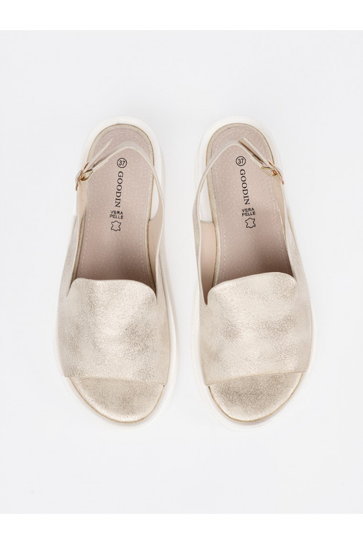 Zelta krāsas  kurpes 