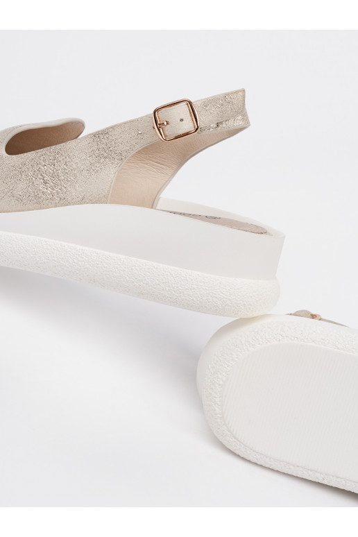 Zelta krāsas  kurpes 