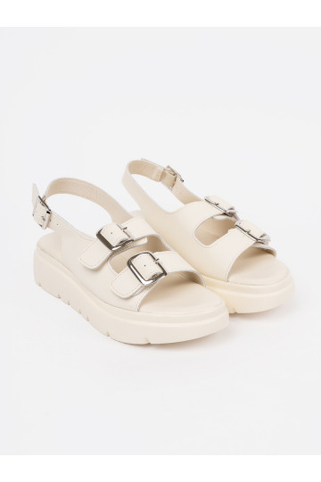 smilšu krāsas  kurpes ar platformu 2