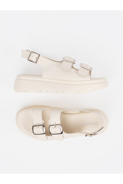 smilšu krāsas  kurpes ar platformu