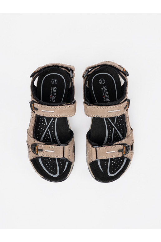 sandales  brūnas krāsas sandales  brūnas krāsas