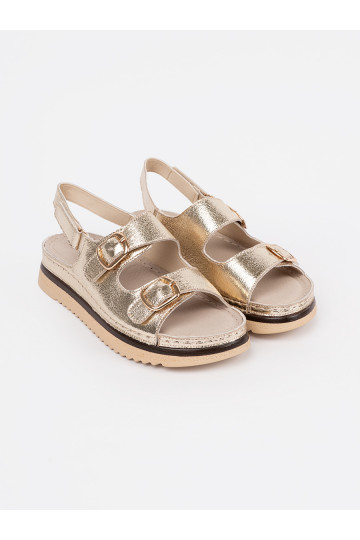 Zelta krāsas kurpes ze mi elementami 2