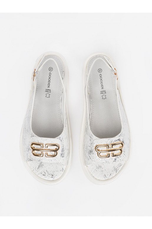 sandales  balta krāsa 