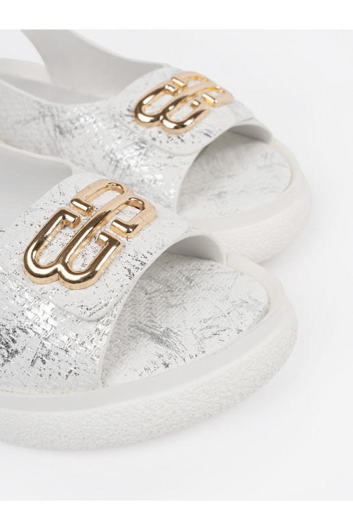 sandales  balta krāsa 