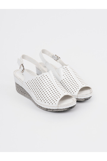 sandales balta krāsa  2