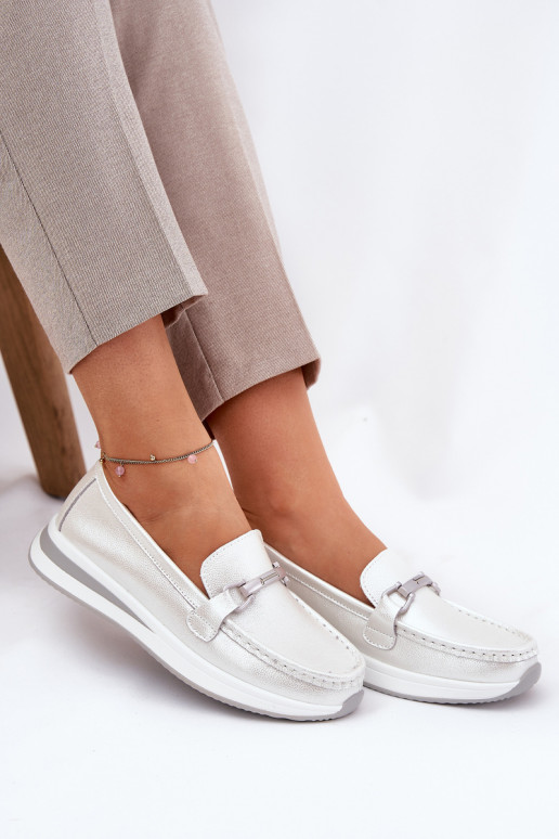 sieviešu mokasīni S.Barski GR51-598 perlamutra   sieviešu mokasīni S.Barski GR51-598 perlamutra