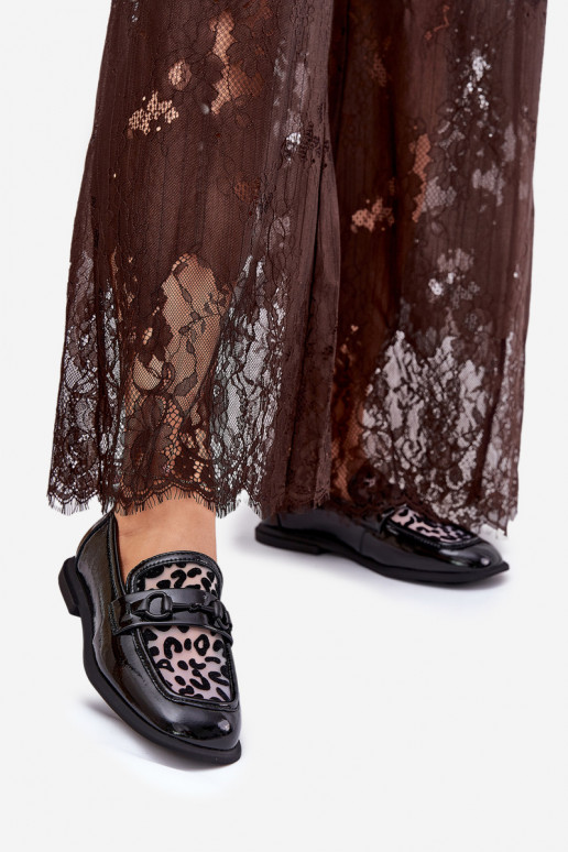   Lakoti mokasīni ar tīkliņu Vinceza 31931 Melns