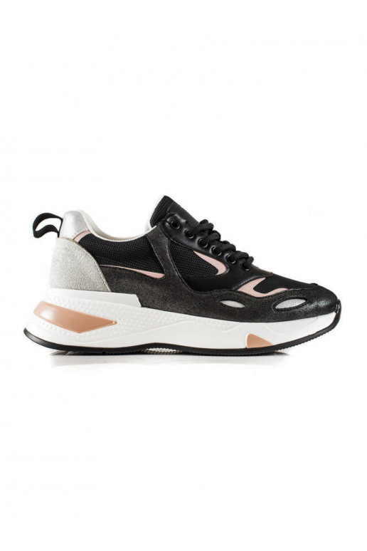 Stilīgasrnas brīvā laika apavi Vinceza Melnas krāsas