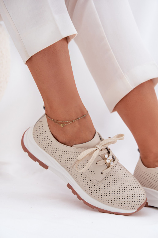   apavi  Z Przypinką Artiker 54C1811 smilšu krāsas